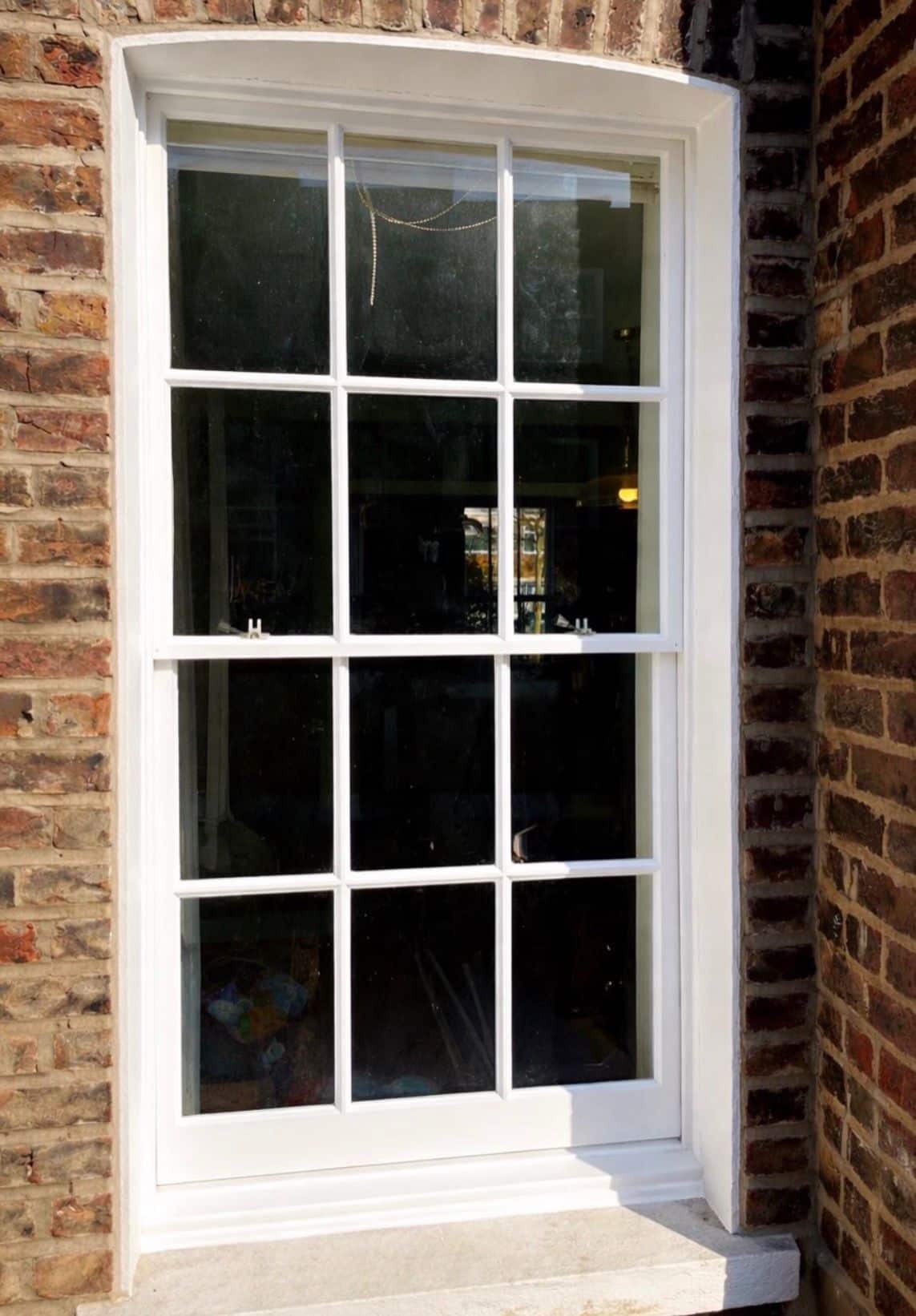 Sash window restoration in Islington
